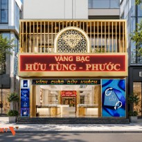 Dự án thiết kế tiệm vàng Hữu Tùng - Phước tại Hà Tĩnh
