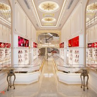Thiết kế tiệm vàng Quang Thắng: Không gian đẳng cấp giao thoa hiện đại và cổ điển tại Hưng Yên