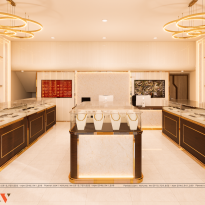 Thiết kế tiệm vàng 56m² tại Yên Thành – Nghệ An