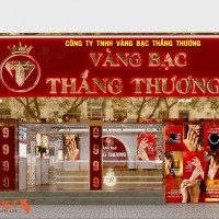 Thiết Kế Tiệm Vàng Thắng Thương 30m² Hiện Đại, Sang Trọng Tại Nghệ An